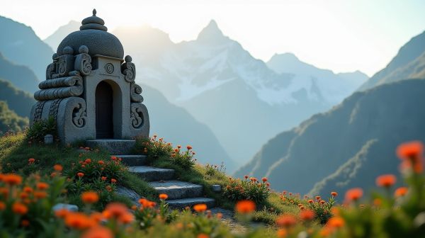 Choisir une pierre tombale en Himalaya Orange : la durabilité assurée